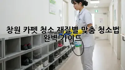 창원 카펫 청소: 재질별 맞춤 청소법 완벽 가이드